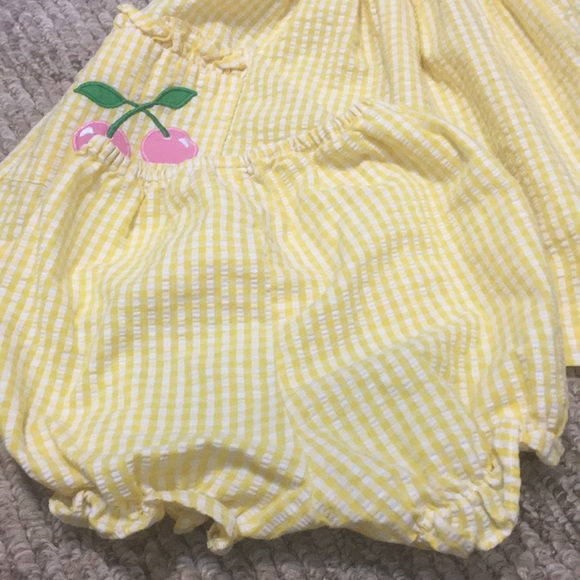 Samara Girls Yellow Summer Dress with Bloomers - Picture 5 of 8